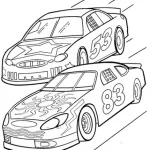 carros de carrera para colorear2